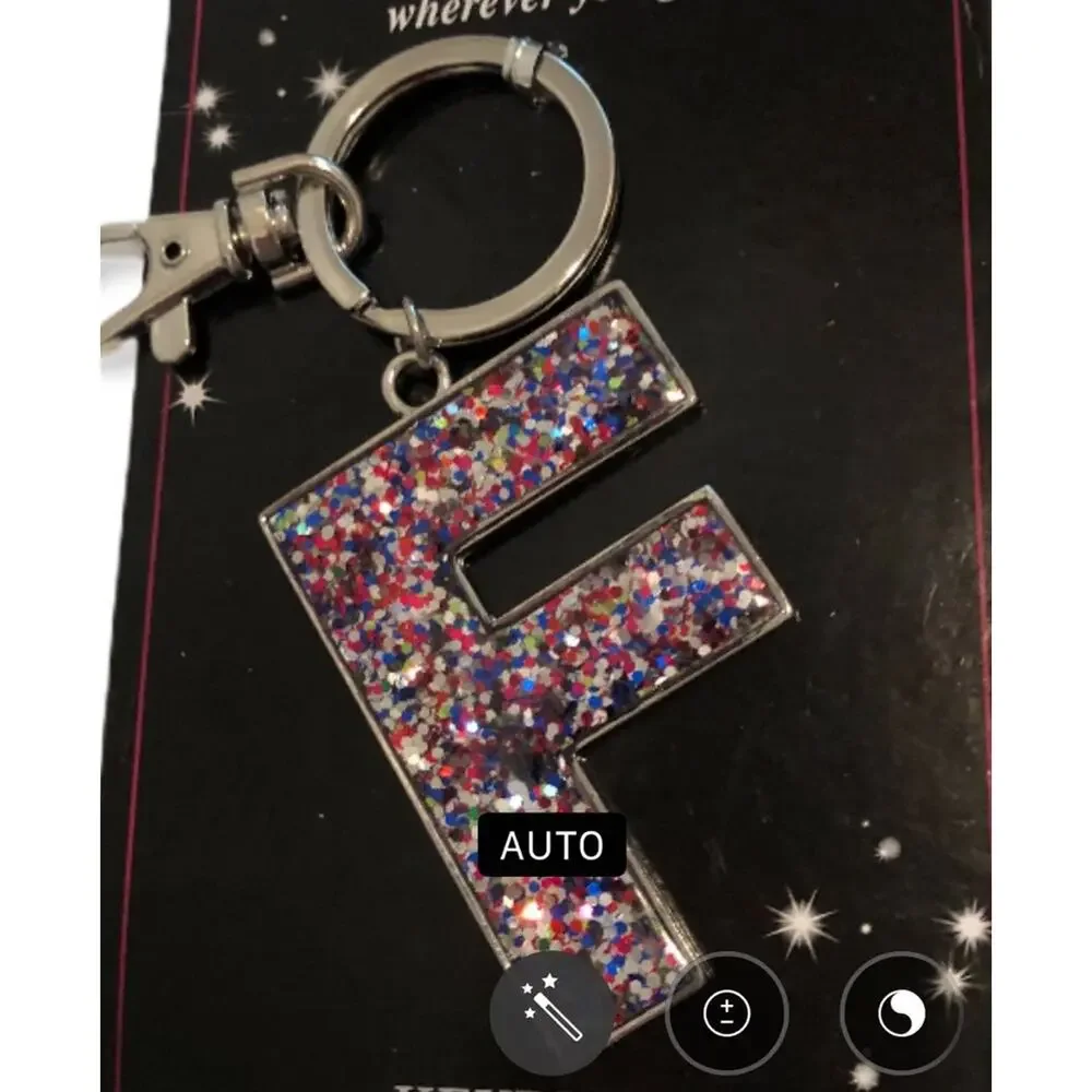 Ganz Keyring sparkle “F” NEW in package 2